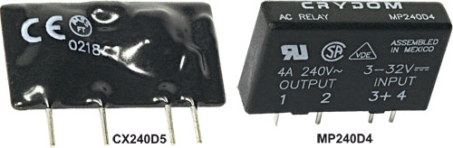 PCB solid state relays in SIP housing, CX241, CX240D5, CX380D5, CX480D5, CXE240D5, CXE380D5 |EN|