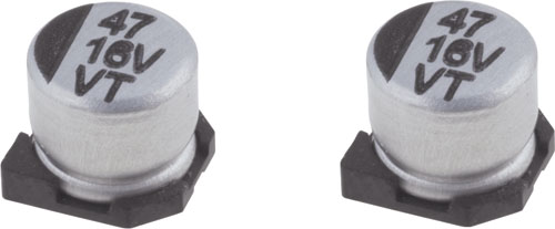 SMD electrolytic capacitors for 105°C, CE1/50-SMDHT, CE2.2/50-SMDHT, CE4.7/35-SMDHT |EN|