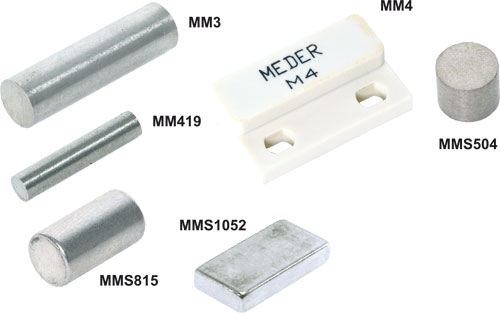 Magnet: permanent; MEDER, MM2, MM3, MM4, MM312, MM419, MM522, MMS304, MMS504, MMS1052 |EN|
