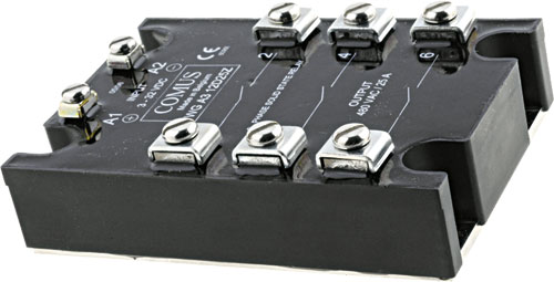 Type of relay: solid state; Manufacturer: COMUS, WGA3-12D10R, WGA3-12D25R, WGA3-12D45R |EN|
