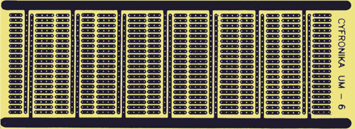 Board: universal; single sided, prototyping; PP-UM6, PP-UM6 |EN|
