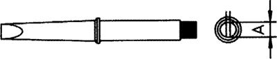 Tip: for sold. irons with heating element; WELLER, WEL.CT5A6, WEL.CT5A7, WEL.CT5A8, WEL.CT5B7 |EN|