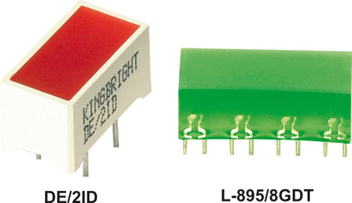 LED backlight; THT; KINGBRIGHT ELECTRONIC, DE/2ID, DE/2GD, DE/2YD, L-835/2IDT, L-835/2GDT |EN|