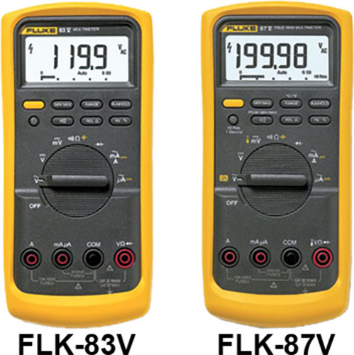 Digital multimeter; FLUKE, FLK-83V, FLK-87V, FLK-87V/I410/L215, FLK-87VMAX, FLK-87VMAX-E2KIT |EN|