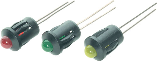 Zoccoli per diodi LED 5 mm in plastica, convessi, RTF-5010 |IT|