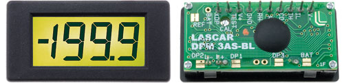 Meter: voltmeter; on panel; LASCAR, DPM1AS-BL, DPM2AS-BL, DPM3AS-BL |EN|
