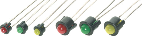 LED plastic holders, one-piece clip-type, CLIP3MM, CLIP5MM |EN|