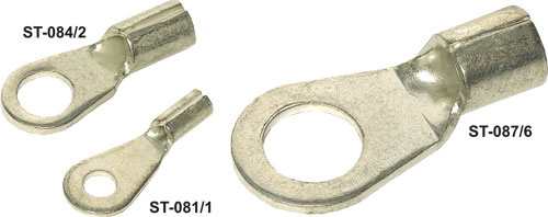 Non-insulated ring terminals, ST-081/1, ST-082/1, ST-082/2, ST-083/1, ST-083/2, ST-083/4 |EN|