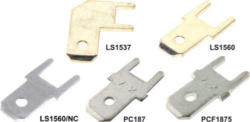 Flatstift hane 4,8 mm, för kretskort, PC187, PCF1875, LS1537, PC1870.8, LS1560/NC, LS1560 |SV|