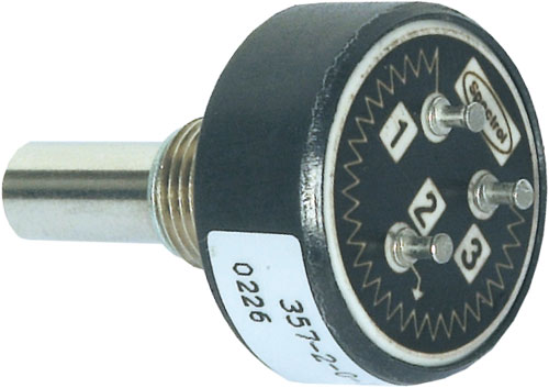 Potentiometers with conductive plastic track, 357-1K, 357B0102MAB251S22, 357-2K, 357-5K |EN|