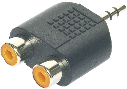 Adaptors, 2 x RCA socket - Jack plug, AC-010, AC-011 |EN|