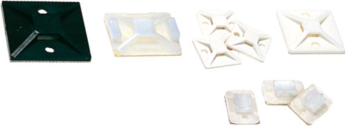 Selbstklebende Befestigungselemente für Kabelbinder der Serie MB und TY, MB3A-BK, MB3A-NA |DE|