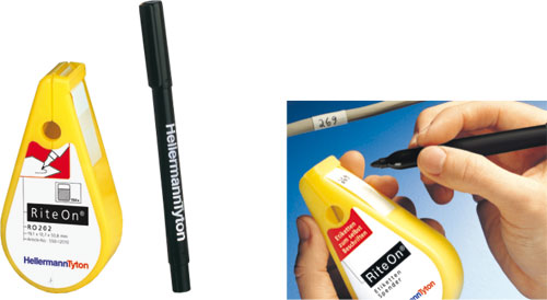 Self-laminating Rite-On cable labels for hand labelling, SPRO200-100-WH, SPRO200-1401-WH |EN|