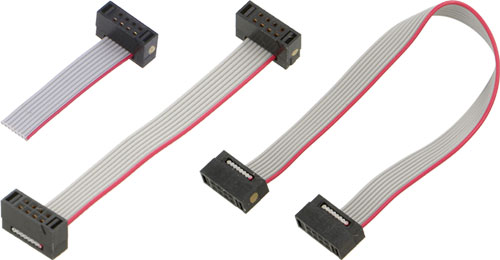 Ribbon cable with IDC connectors; SAMTEC, FFSD04D020001, FFSD04D023601, FFSD04D030001 |EN|