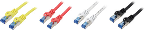 Cable: patch cord; S/FTP; Cat 6a; LANBERG, PCF6A-10CC-0025-B, PCF6A-10CC-0025-BK |EN|