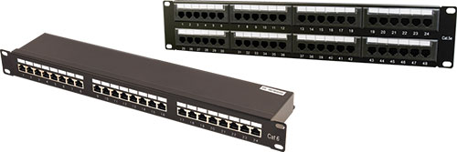 Patch panel; RACK; GEMBIRD, NPP-C524-002, NPP-C524CM-001, NPP-C548CM-001, NPP-C624-002 |NL|