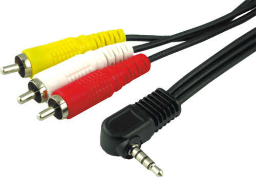 JACK 4p plug - RCA plugs leads, CABLE-442/1.5, CABLE-442/2.5 |EN|