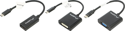 Riduttore; USB 3.1; LANBERG, AD-UC-DP-01, AD-UC-DV-01, AD-UC-HD-01, AD-UC-VG-01 |IT|