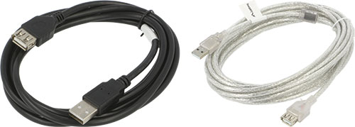 LANBERG; USB A socket; USB A plug; USB 2.0, CA-USBE10CC-0007BK, CA-USBE10CC-0018BK |EN|