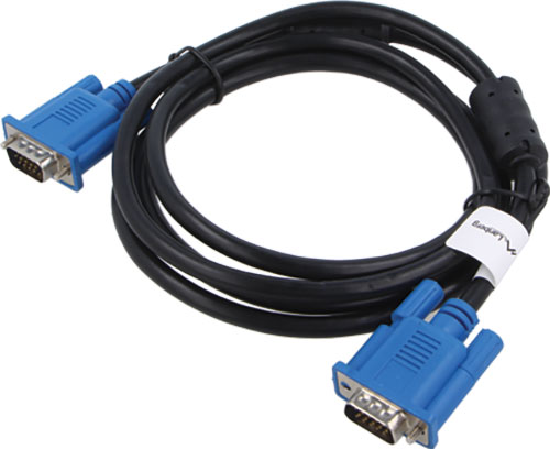 Cable: VGA - VGA; LANBERG, CA-VGAC10CU-0018BK, CA-VGAC10CU-0030BK, CA-VGAC10CU-0050BK |EN|