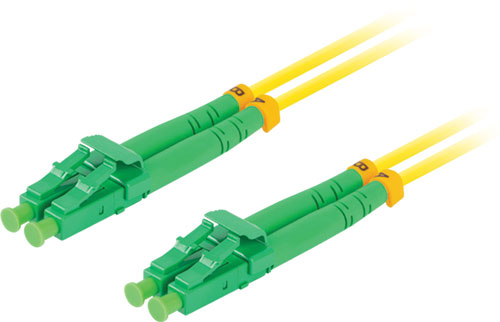 Cable: fiber patch cord; LC/APC; duplex; LANBERG, FO-LALASD11-0010YE, FO-LALASD11-0020YE |EN|