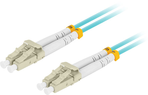 Cable: fiber patch cord; LC/UPC; duplex; LANBERG, FO-LULUMD31-0005TQ, FO-LULUMD31-0010TQ |EN|