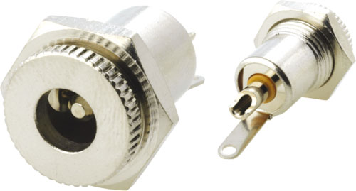 Metal DC power sockets for panel mounting, PC-GM2.1, PC-GM2.5 |EN|