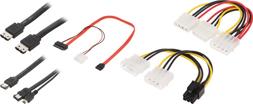 Câbles d'alimentation SATA Gembird, CC-ESATA-DATA, CC-ESTP-EST/USB, CC-MSATA-001, CC-PSU-1 |FR|
