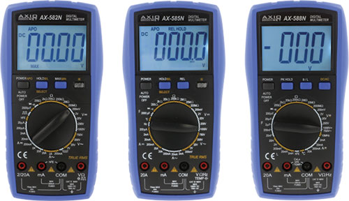 Digitaler Multimeter; AXIOMET, AX-582N, AX-585N, AX-588N |DE|