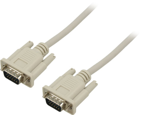 Cable: VGA - VGA; D-Sub 15pin plug; GOOBAY, GOOBAY-68310, GOOBAY-68312, GOOBAY-68314 |EN|
