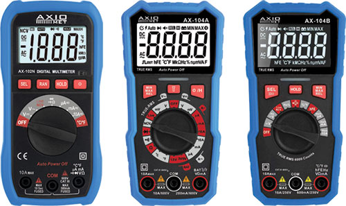Digitaler Multimeter; AXIOMET, AX-102N, AX-104A, AX-104B |DE|