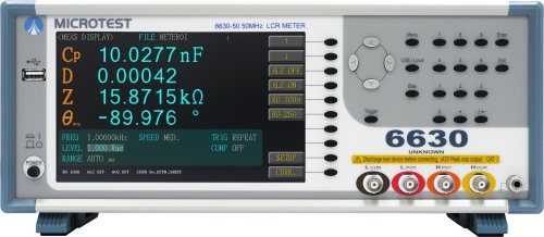 LCR meter; MICROTEST, MCT-6630-01, MCT-6630-03, MCT-6630-05, MCT-6630-10, MCT-6630-20 |EN|