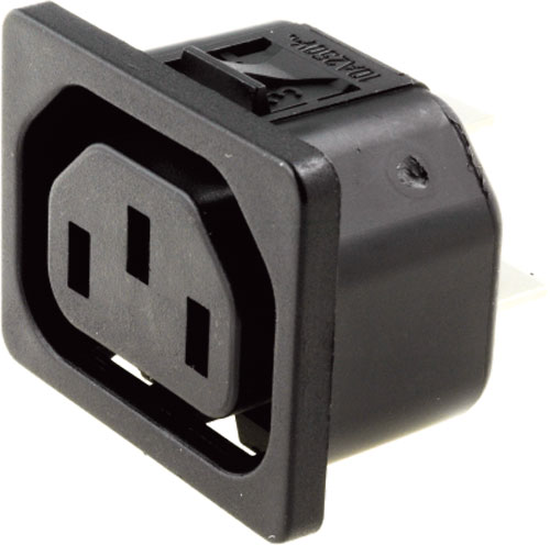 Socket; C13 (F); SCHURTER, 6650.4510, 6650.4512, 6650.4515, 6650.4520, 6650.4525, 6650.4530 |EN|