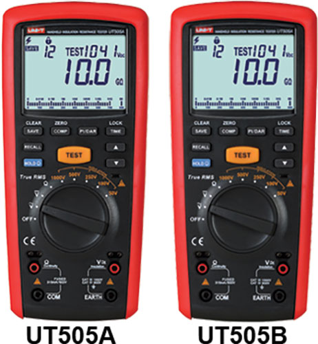 Meter: insulation resistance; UNI-T, UT505A, UT505B |EN|