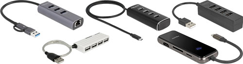 Hub USB; DELOCK, DELOCK-64110, DELOCK-64234, DELOCK-64233, DELOCK-64129, DELOCK-64174 |EN|
