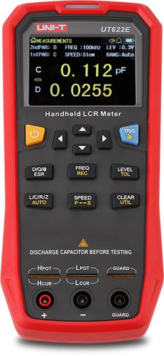 LCR meter; UNI-T, UT622A, UT622C, UT622E |EN|