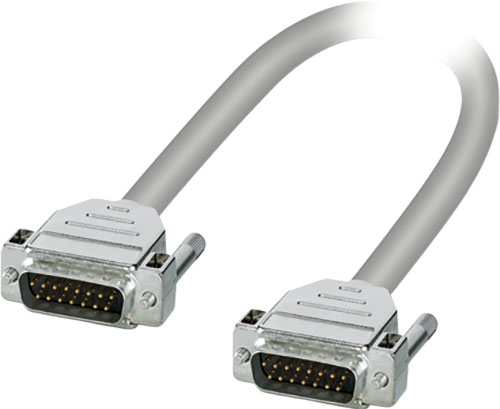 Cable: D-Sub - D-Sub; VARIOFACE; PHOENIX CONTACT, 2305606, 2305619, 2305622, 1066604, 1066606 |EN|