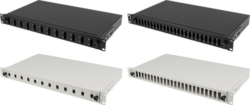 Accessoires: glasvezel patchpaneel; rack 19; LANBERG, FOP1-12SD-LQB, FOP1-12SS-LDB |NL|