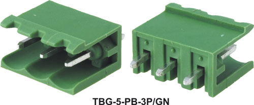 Pluggable terminal blocks, 5,08 mm PB, TBG-5-PB-13P/GN, TBG-5-PB-2P/GN, TBG-5-PB-3P/GN |EN|