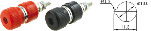 Socket; 4mm banana; insulated; SCI, R1-26B-B, R1-26B-R |EN|
