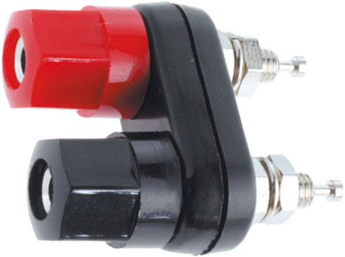 Socket; 4mm banana; 10A; double; SCI, BC-119 |EN|