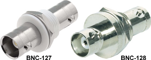 BNC panel adaptors, BNC-128, BNC-127 |EN|