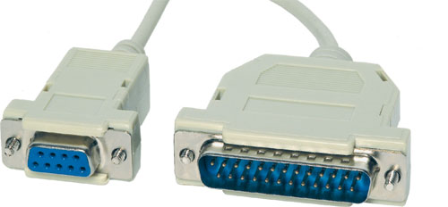 Kabel RS232 25P/9P, CABLE-120, CABLE-121 |DE|