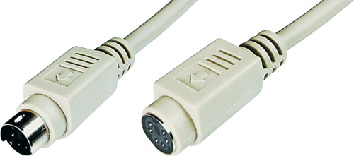 PS/2 keyboard cables extension, C-PS2WG/2, C-PS2WG/3, C-PS2WG/5, C-PS2WG/10, CAB-PS2WG/2-BK |EN|