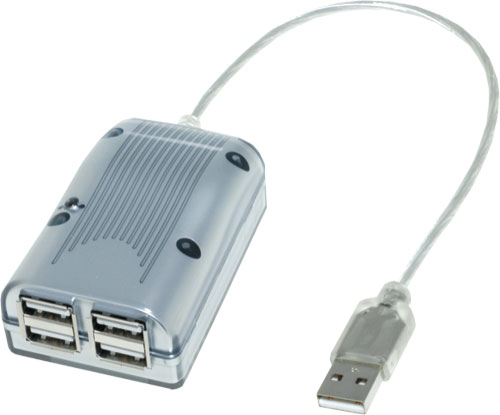 USB miniature four port hubs, A-USB-HUB4N |EN|