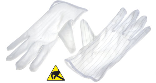 Antistatic protective gloves, GLOVE-ESD/S, GLOVE-ESD/M, GLOVE-ESD/L |EN|