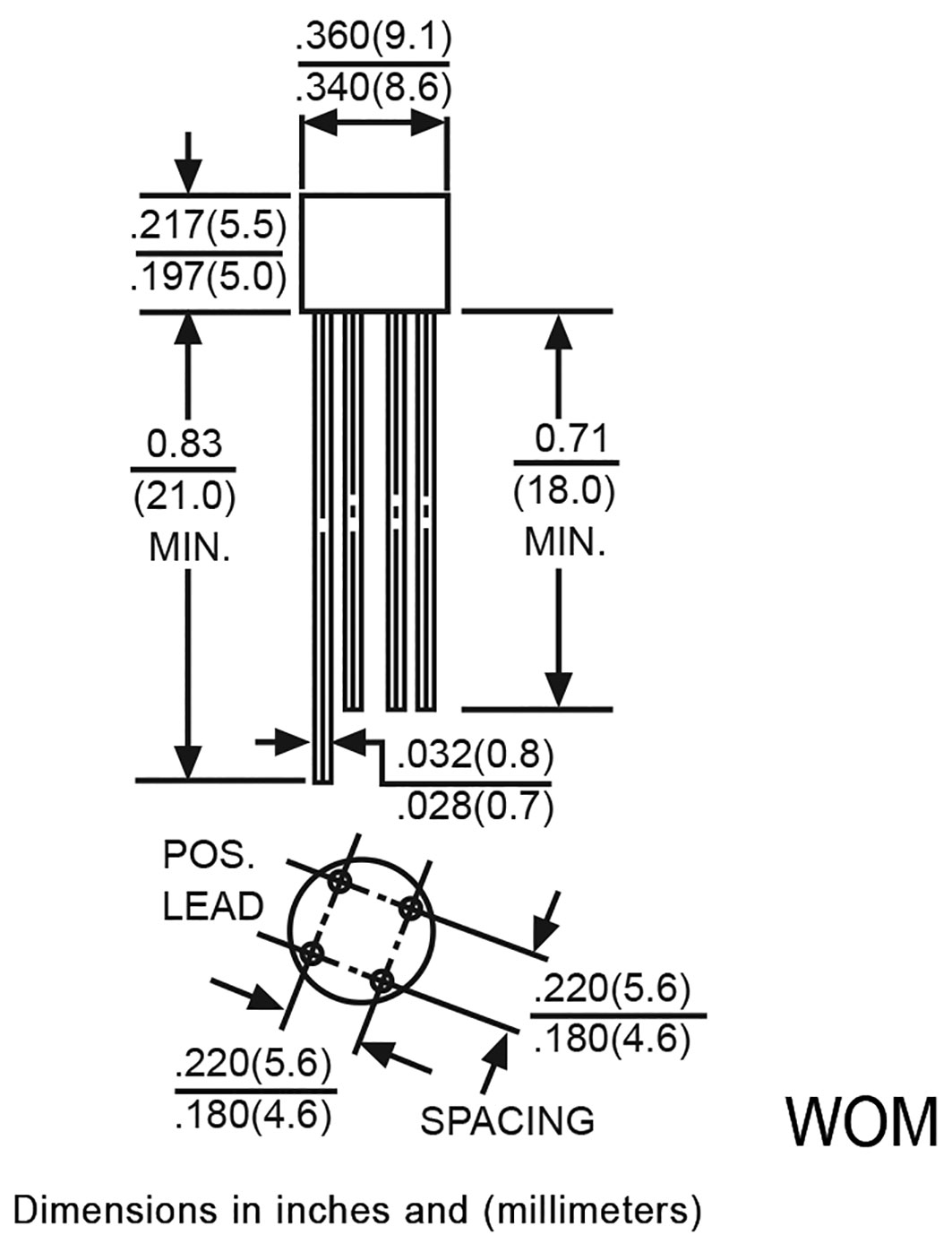 W005M DC COMPONENTS - Bridge rectifier: single-phase | Urmax: 50V; If ...
