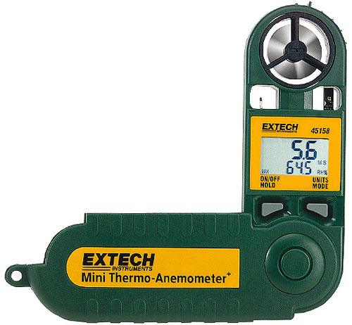 Thermoanemometer; EXTECH, EX45158, EX45168CP |EN|