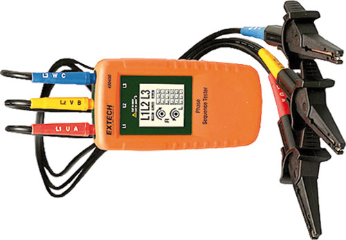 Tester: phase sequence; EXTECH, EX480400 |EN|