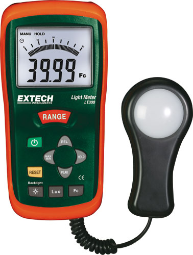 Lichtmesser; EXTECH, LT300, LT300-NIST, EA33, EA33-NIST, LT250W, EA30, EA30-NIST |DE|